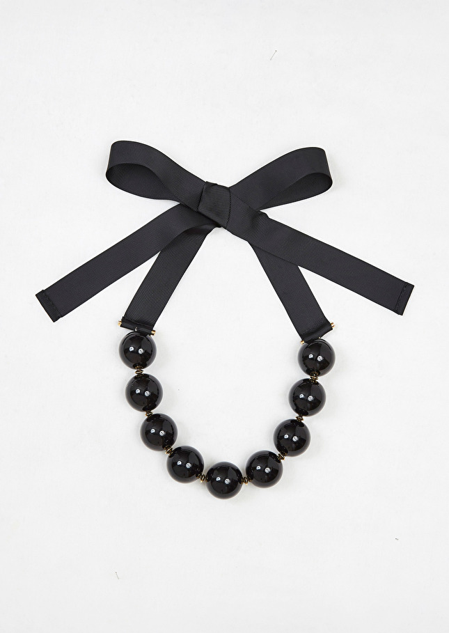 Bella black necklace Black TARA JARMON CH
