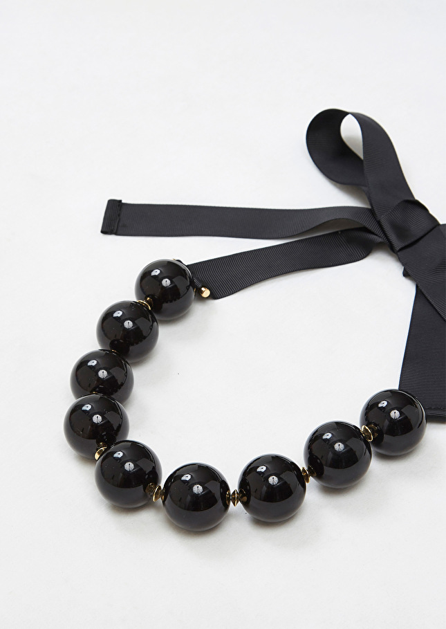 Bella black necklace Black TARA JARMON CH