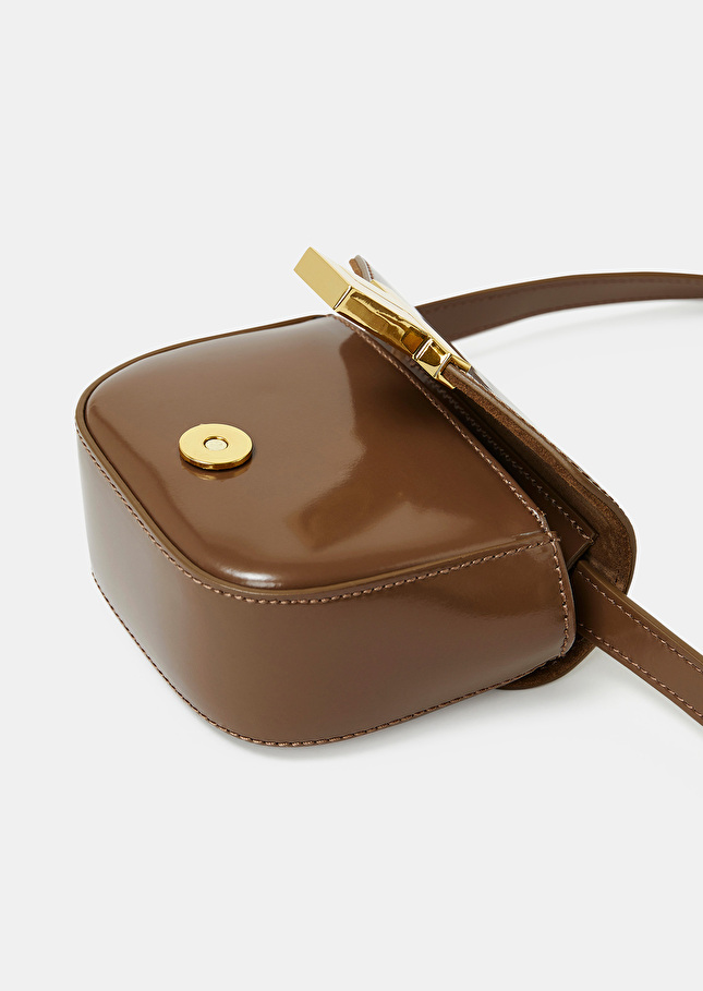 8 bis mini taupe leather bag Taupe color TARA JARMON CH