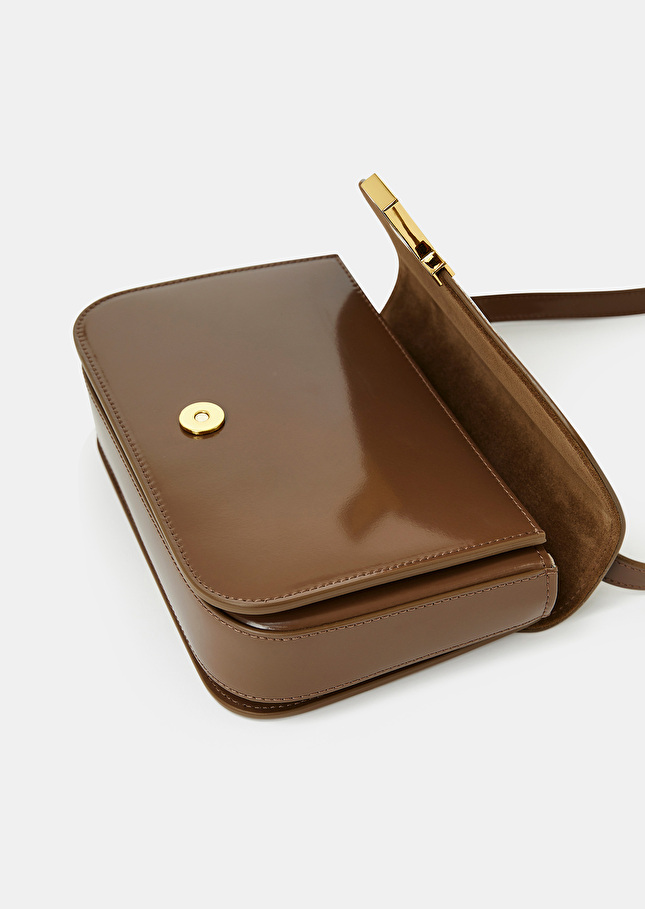 8 bis taupe leather bag Taupe color TARA JARMON CH