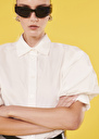 Calypso white poplin shirt White TARA JARMON CH