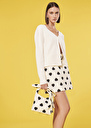 Glenn ecru iridescent cotton cardigan Off-white TARA JARMON CH