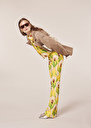 Paivan yellow flowers printed pants Yellow TARA JARMON CH