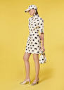 Robin ecru with black polka hearts dress Craie TARA JARMON CH