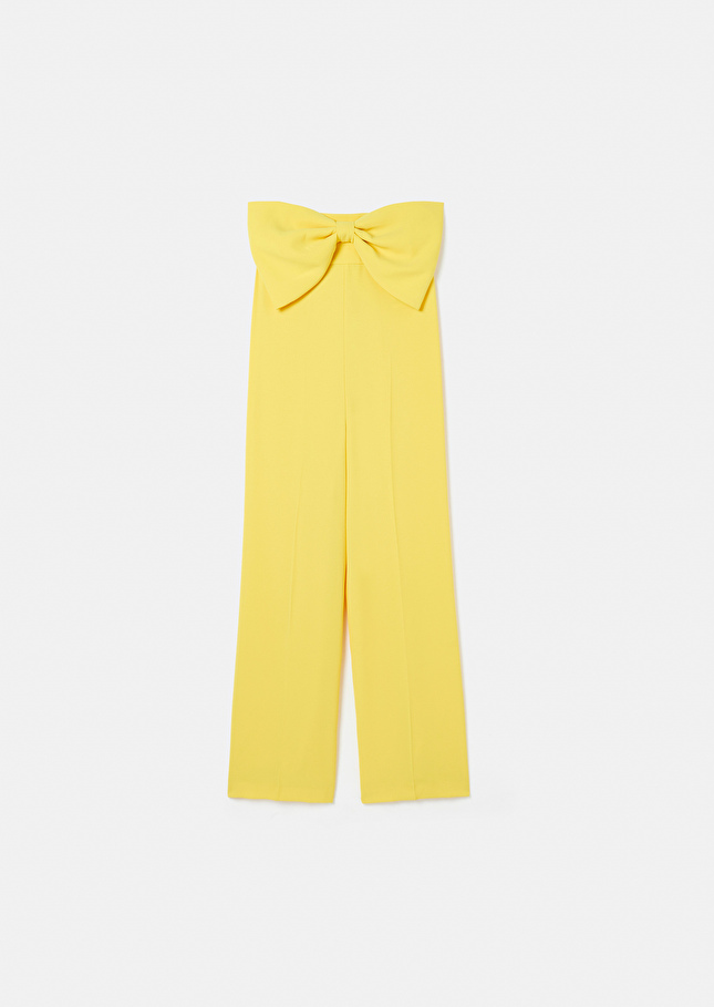 Cœur yellow crepe jumpsuit Yellow TARA JARMON CH