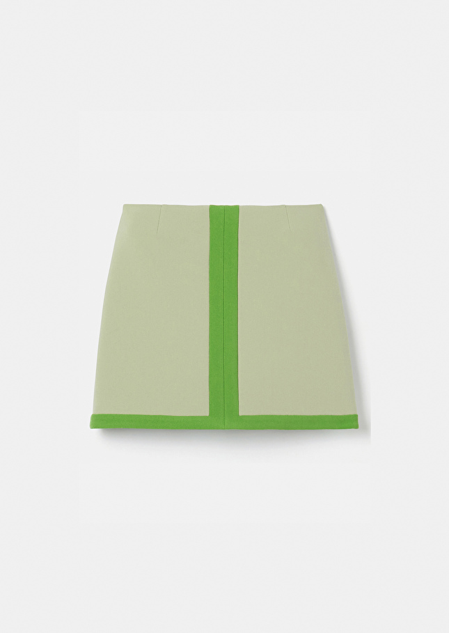 Julianna green double canvas skirt Jade TARA JARMON CH