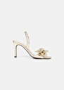 Kerry gold metallic leather pumps Champagne TARA JARMON CH