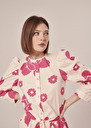 Cleo ecru flower printed shirt Champagne TARA JARMON CH