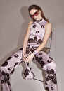 Cecile purple flower printed jumpsuit Parma TARA JARMON CH