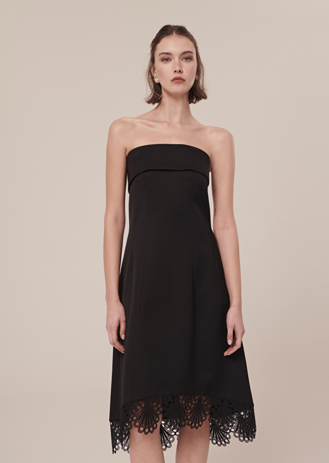 Roy black satin dress Black TARA JARMON CH