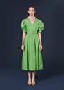 Ranya green crisp poplin dress Green TARA JARMON CH