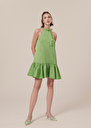 Riviera green satin dress Green TARA JARMON CH