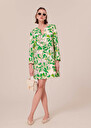 Rhea green floral printed dress Green TARA JARMON CH