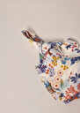 Soledad blue flower printed soft bag Blue, Blush, Off-white TARA JARMON CH