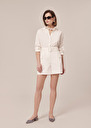 Sylviane white cotton shorts Beige, White TARA JARMON CH