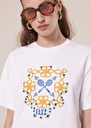 Taraclub white jersey T-shirt White TARA JARMON CH