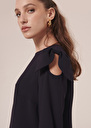 Tournesol midnight blue crepe top Nocturnal TARA JARMON CH