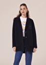 Virgilio midnight blue double-sided wool jacket Nocturnal TARA JARMON CH
