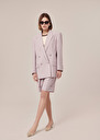 Victoria purple cold wool suit jacket Parma, Yellow TARA JARMON CH