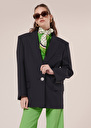 Vancouveur midnight blue cold wool suit jacket Nocturnal TARA JARMON CH