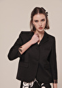 Valensole black satin jacket Black, Green TARA JARMON CH