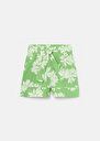 Shell green flower printed poplin shorts Green TARA JARMON CH