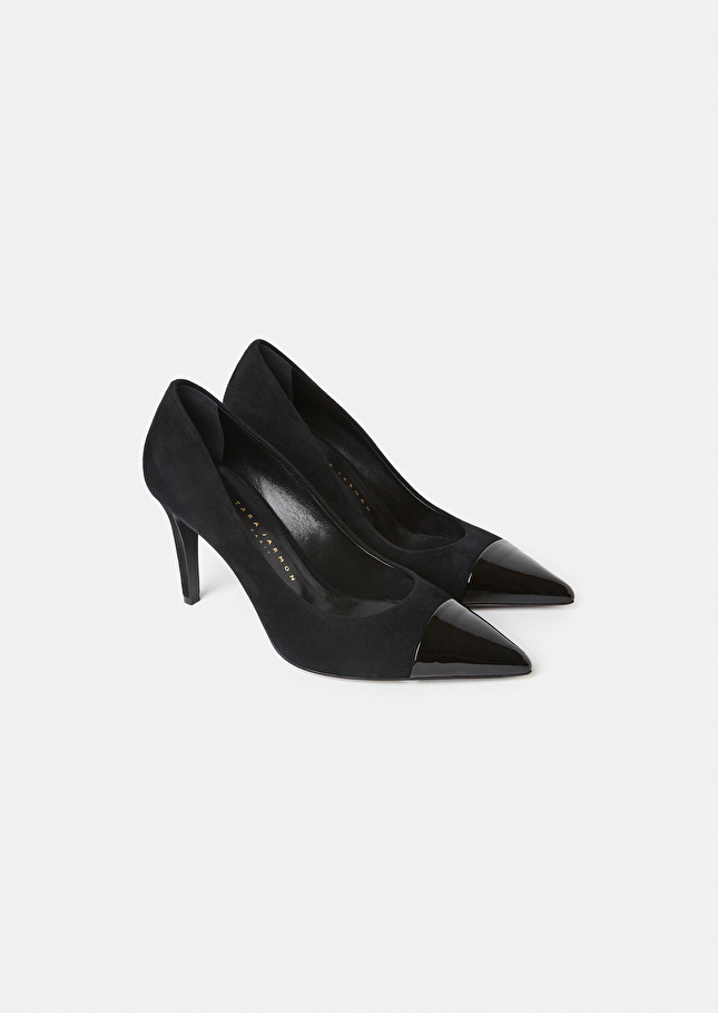 Black leather heels Krystine Black TARA JARMON CH