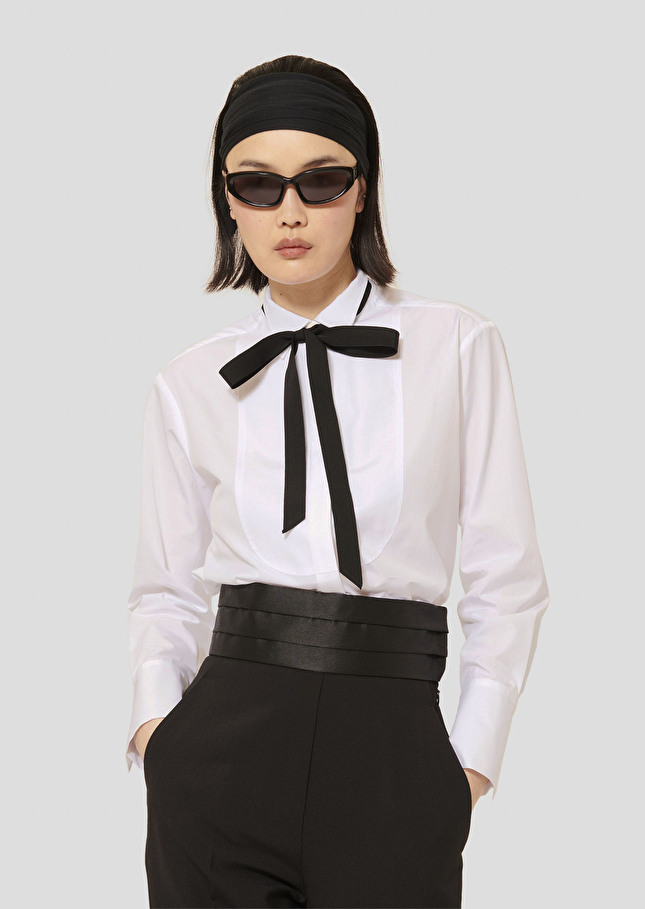 White poplin shirt Clare White TARA JARMON CH