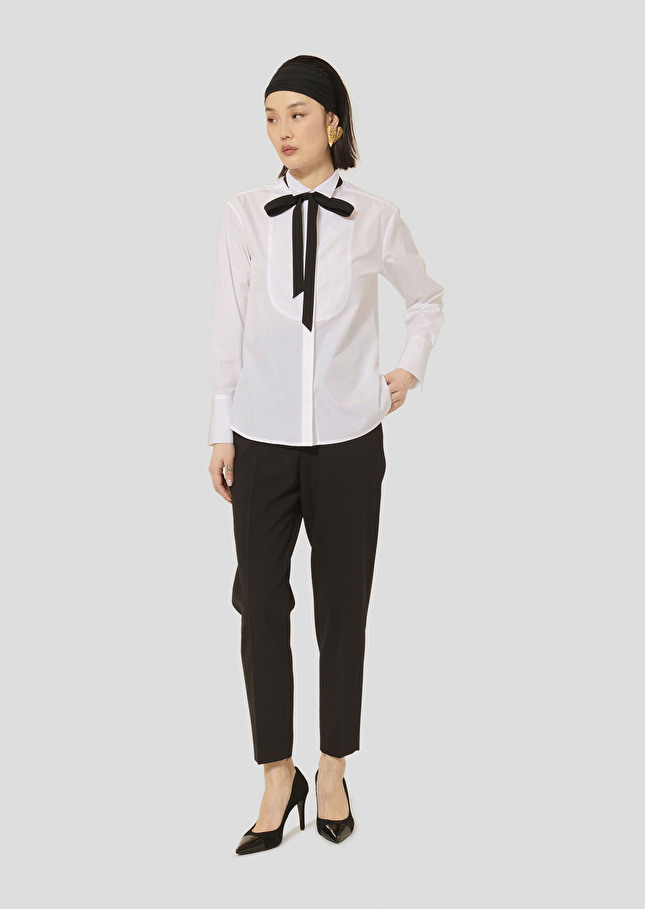 White poplin shirt Clare White TARA JARMON CH