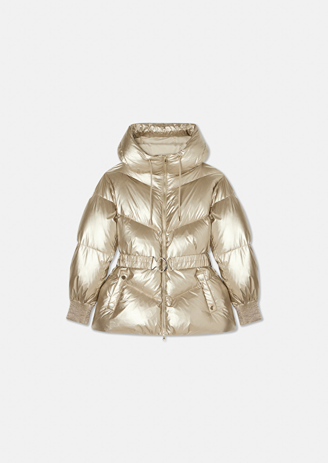 Golden down jacket Dina Champagne TARA JARMON CH