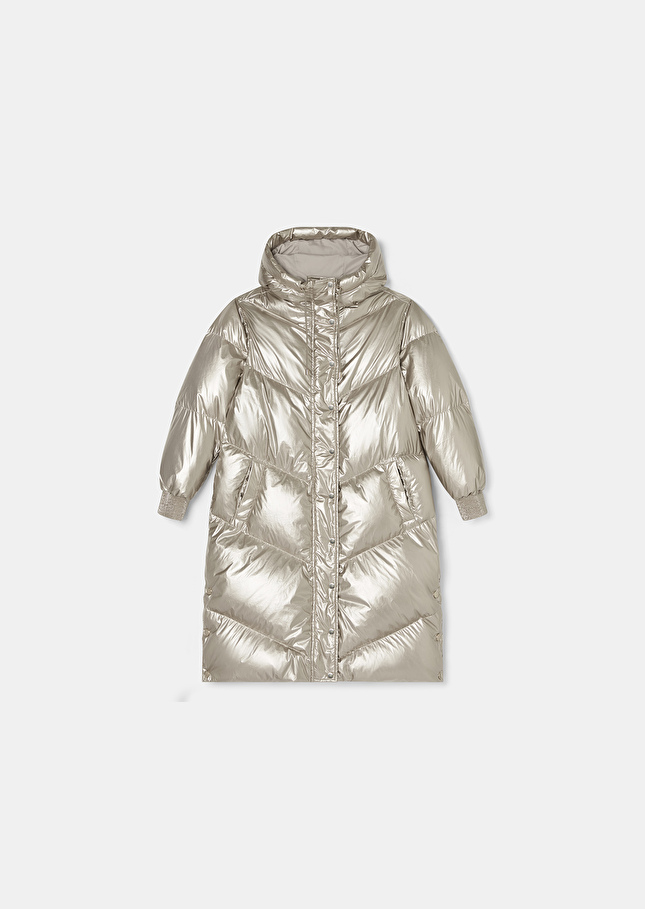 Golden down jacket Darcy Champagne TARA JARMON CH
