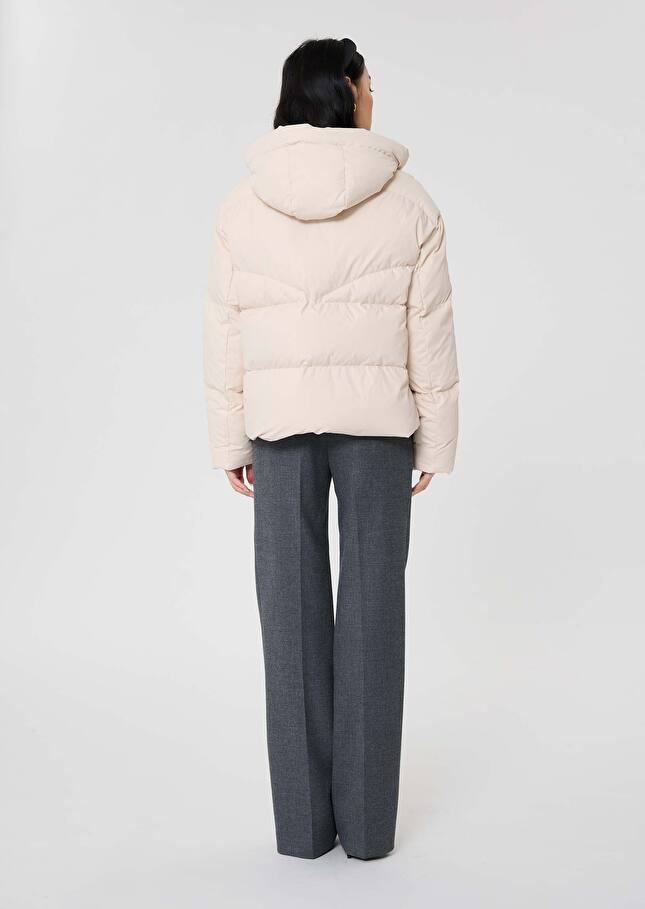 Matte ecru down jacket Dolores Craie TARA JARMON CH