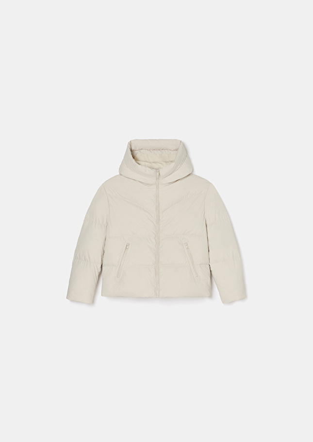 Matte ecru down jacket Dolores Craie TARA JARMON CH