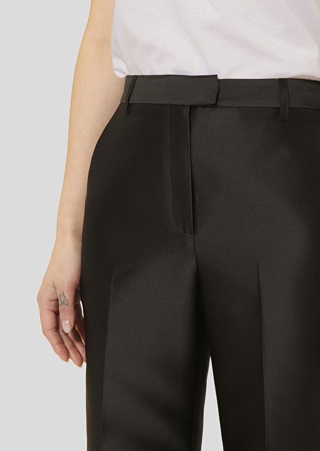 Black satin pants Pitt Black TARA JARMON CH