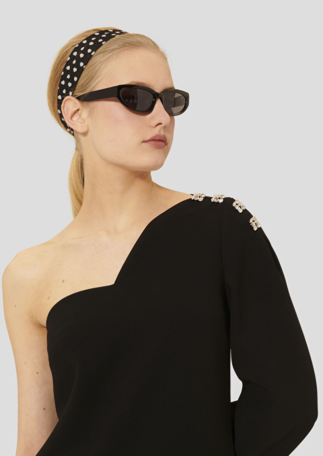 Black crepe dress Renée Black TARA JARMON CH