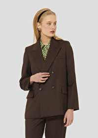 Brown flannel jacket