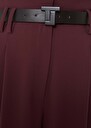 Bis brown smooth leather belt 8 bis Chocolate TARA JARMON CH