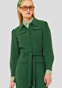 Green crepe jumpsuit Calice Green TARA JARMON CH