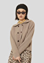 Brown wool cardigan Goldie Night, Nut brown TARA JARMON CH