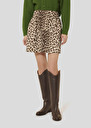 Brown leopard printed skirt Juno Chocolate TARA JARMON CH