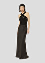 Black fluid satin skirt Jesta Black TARA JARMON CH