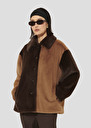 Brown faux fur coat Magritte Chocolate TARA JARMON CH