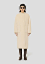 Ecru faux fur coat Marta Craie, Night TARA JARMON CH