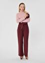 Burgundy crepe pants Pia Burgundy, Green TARA JARMON CH