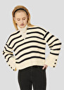 Ecru wool sweater Plongeoir Off-white TARA JARMON CH
