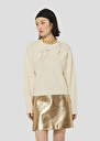 Ecru wool sweater Phoebe Night, Off-white TARA JARMON CH