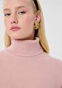 Old pink cashmere cardigan Palia Almond, Blush, Gray grey, Green, Lemon yellow, Night, Old pink TARA JARMON CH