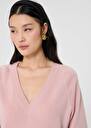 Old pink cashmere sweater Paz Almond, Black, Blush, Horizon, Lemon yellow, Night, Off-white, Old pink TARA JARMON CH