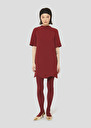Burgundy double canvas dress Rayme Burgundy, Night TARA JARMON CH
