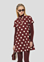 Burgundy with white hearts dress Rory Burgundy, Craie TARA JARMON CH